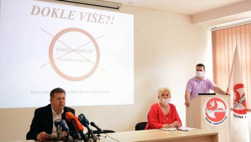 Sindikati iz Republike Srpske i Srbije podržali proteste u Sarajevu
