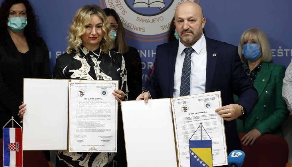 Sindikati službenika i namještenika FBiH i Hrvatske ozvaničili početak saradnje