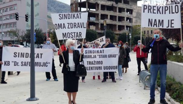 Sindikati zdravstva HNK krajem sedmice donose odluku o generalnom štrajku