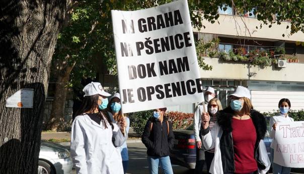 Sindikati zdravstvenih radnika u HNK održali štrajk upozorenja