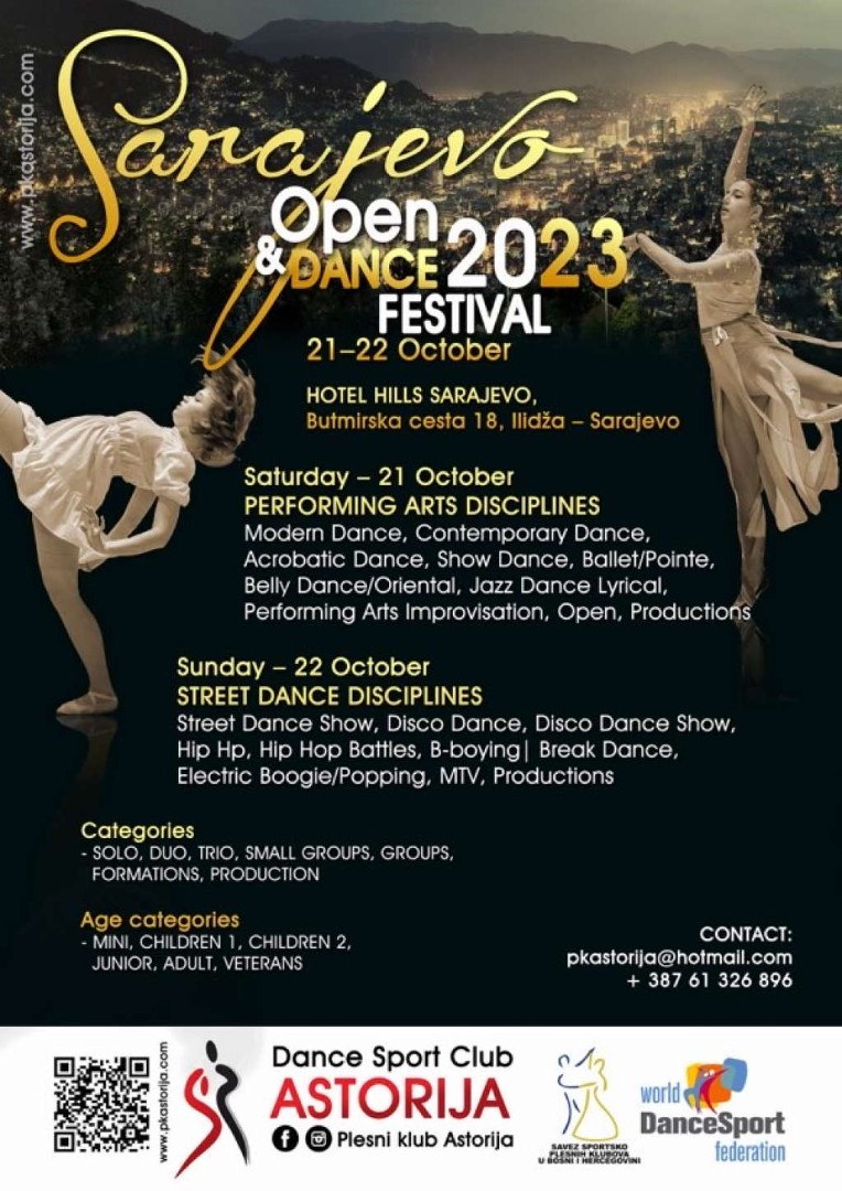 Sinonim za vrhunsku izvedbu: Sarajevo Dance Festival od 13. do 22. oktobra