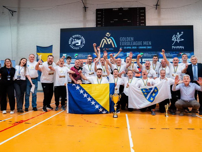 Sinovi Bosne pobjednici turnira Zlatne lige u sjedećoj odbojci u Lukavcu