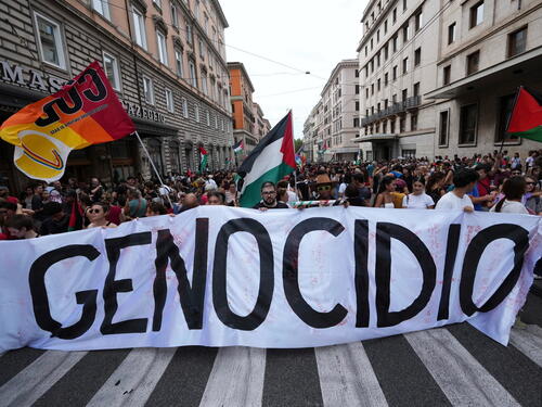 Širom Italije protesti za Gazu: Zatvorene škole, blokiran saobraćaj