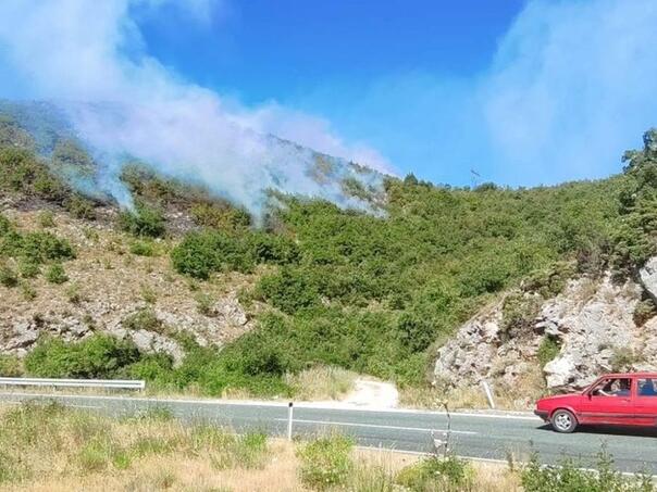 Situacija na požarištu oko Trebinja stabilna, ali još gori na padinama Leotara