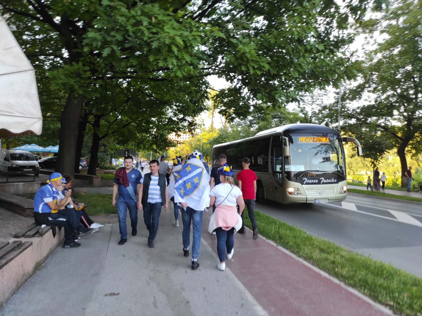Sjajna atmosfera u Zenici uoči meča s Fincima
