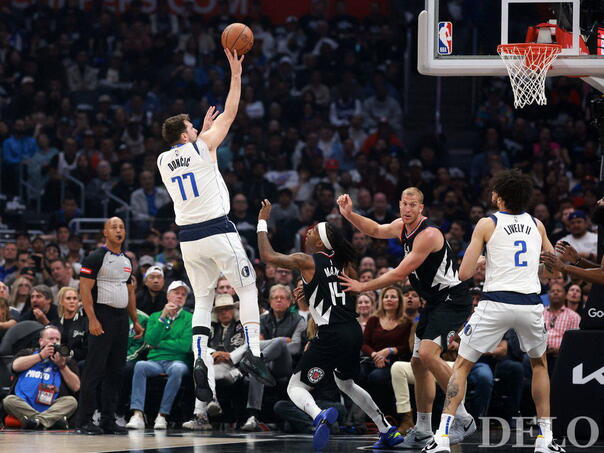 Sjajni Dončić odveo Maverickse do breaka protiv Clippersa