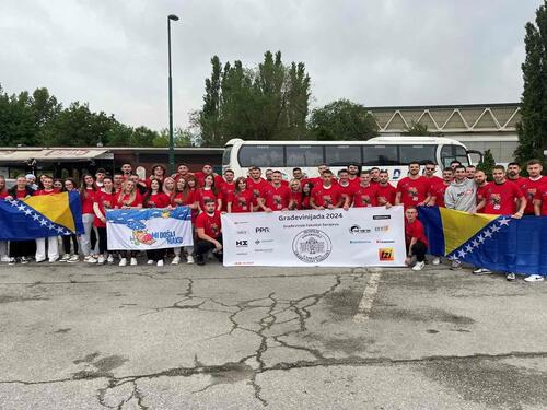 Sjajni rezultati studenata Građevinskog fakulteta UNSA na Građevinijadi 2024.