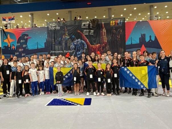 Taekwondo klub Iskra iz Hadžića briljirao na Balkanskom prvenstvu