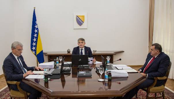 Sjednica Predsjedništva BiH zatvorena za javnost
