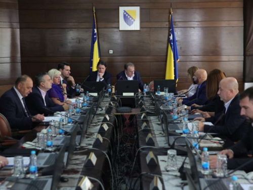Sjednica Vlade FBiH danas u Sarajevu