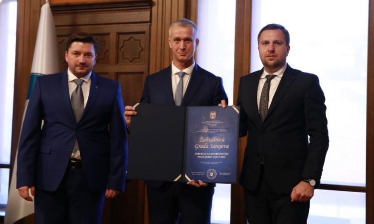 Skaka uručio zahvalnicu Direkciji za koordinaciju policijskih tijela BiH