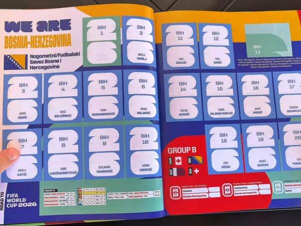 U Panini albumu izostavljen talentovani bh. reprezentativac