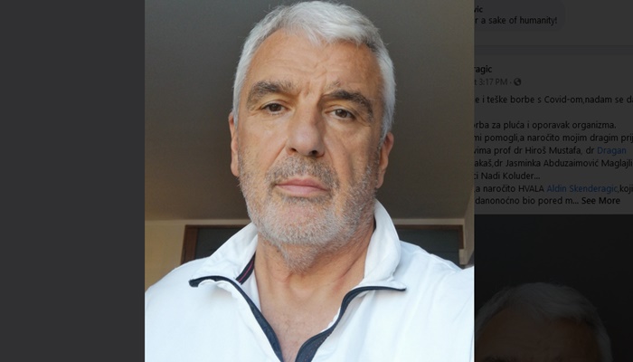Skenderagić: Nakon 18 dana teške borbe s Covid-om nadam se da sam uspio isplivati