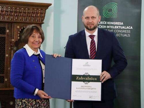 Skupština KS dobitnik priznanja Vijeća kongresa bošnjačkih intelektualaca