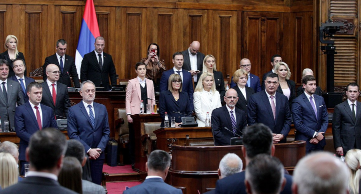 Skupština Srbije izabrala novu vladu