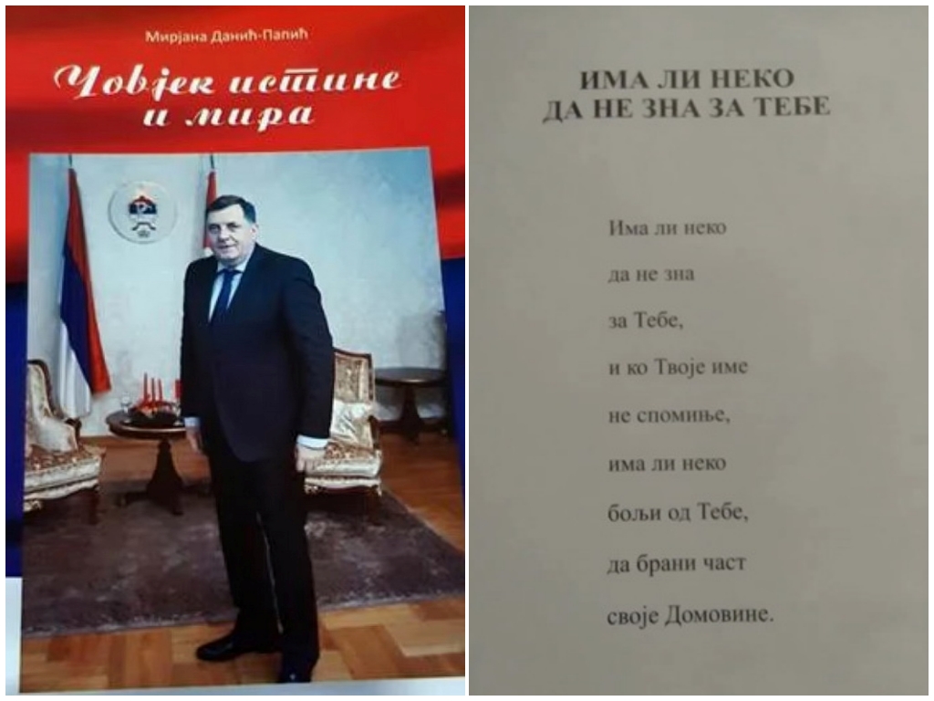 Slabo poznata pjesnikinja iz Drvara objavila zbirku nadahnutu bivšim predsjednikom RS