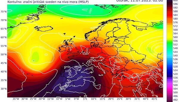 Sladić: Nastavlja se umjereno ljeto na Balkanu