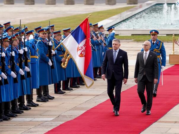 Slovački premijer Robert Fico stigao u Beograd