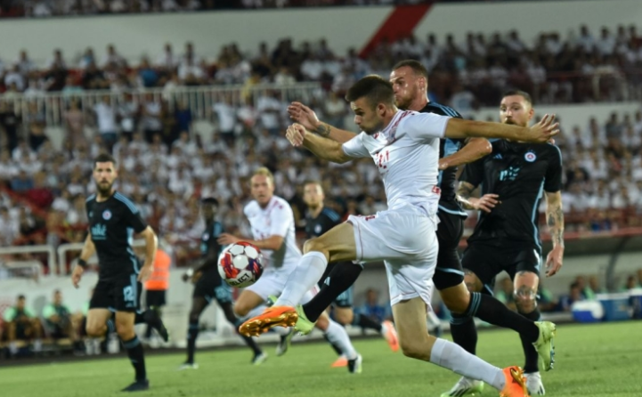 Slovan pobijedio Zrinjski u Mostaru, prvak BiH u teškoj poziciji pred revanš