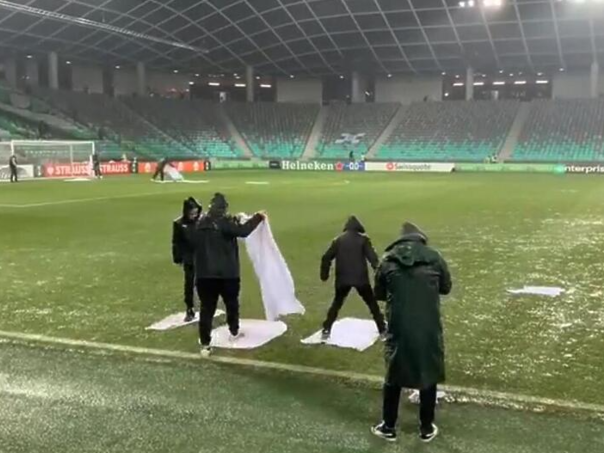 Slovenci peškirima sušili teren u Konferencijskoj ligi