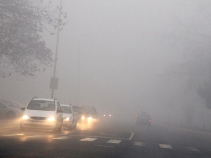 Smanjena vidljivost u kotlinama zbog magle