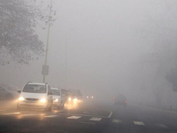 Smanjena vidljivost u kotlinama zbog magle