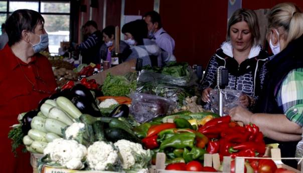Smanjena vrijednost prodaje na pijacama u FBiH