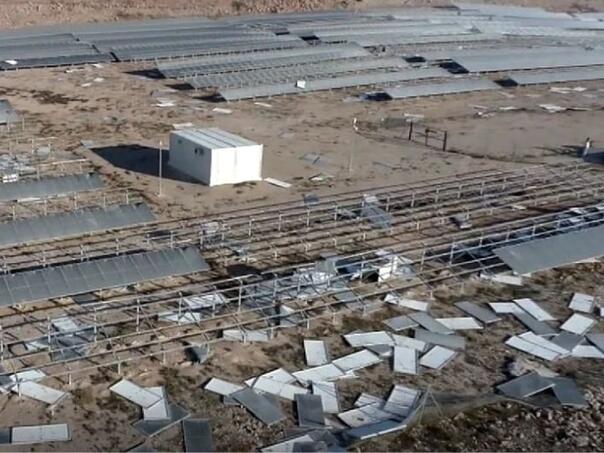 Snažan vjetar uništio jednu od najvećih solarnih elektrana u Hrvatskoj
