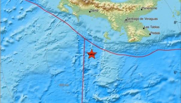 Snažan zemljotres blizu obale Paname