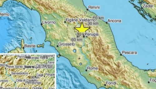 Snažan zemljotres jačine 4,9 stepeni pogodio Italiju