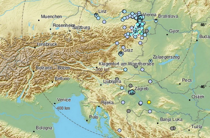 Snažan zemljotres kod Beča, osjetio se i na sjeveru BiH