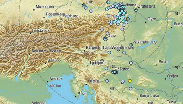 Snažan zemljotres kod Beča, osjetio se i na sjeveru BiH