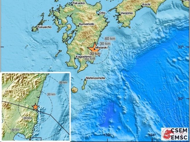 Snažan zemljotres u Japanu,  izdato upozorenje na cunami