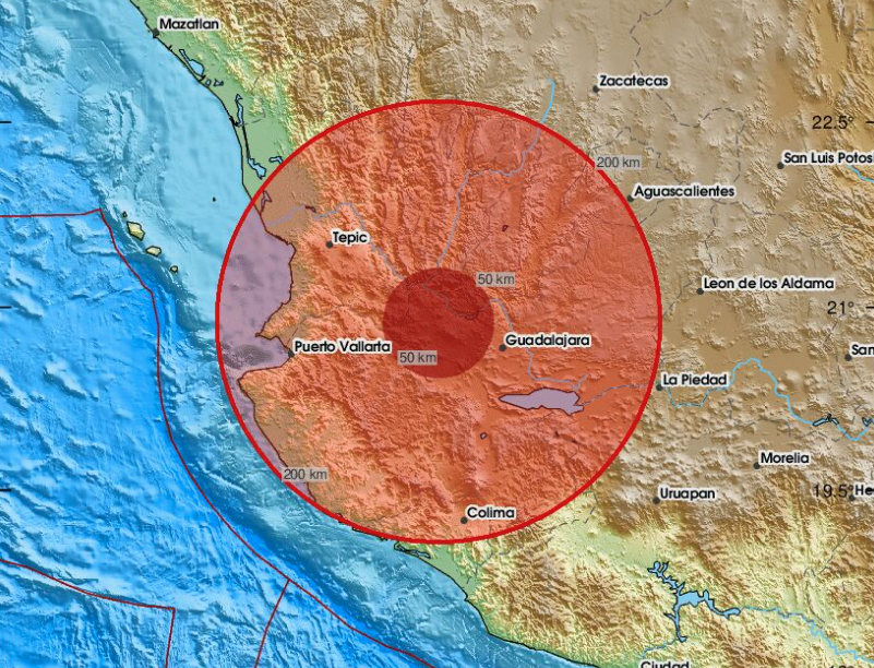 Snažan zemljotres na jugu Meksika