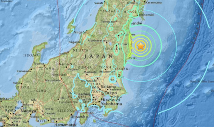 Snažan zemljotres pogodio Japan