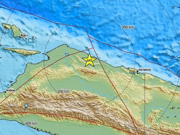 Snažan zemljotres pogodio Zapadnu Papuu