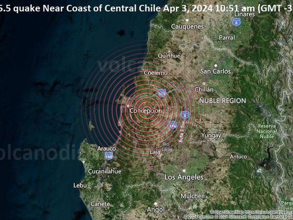 Snažan zemljotres u Čileu