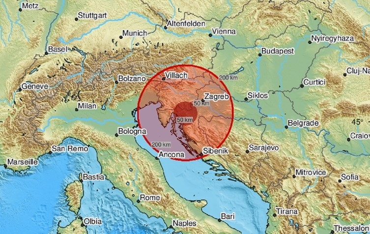 Snažan potres na hrvatskom otoku Krku