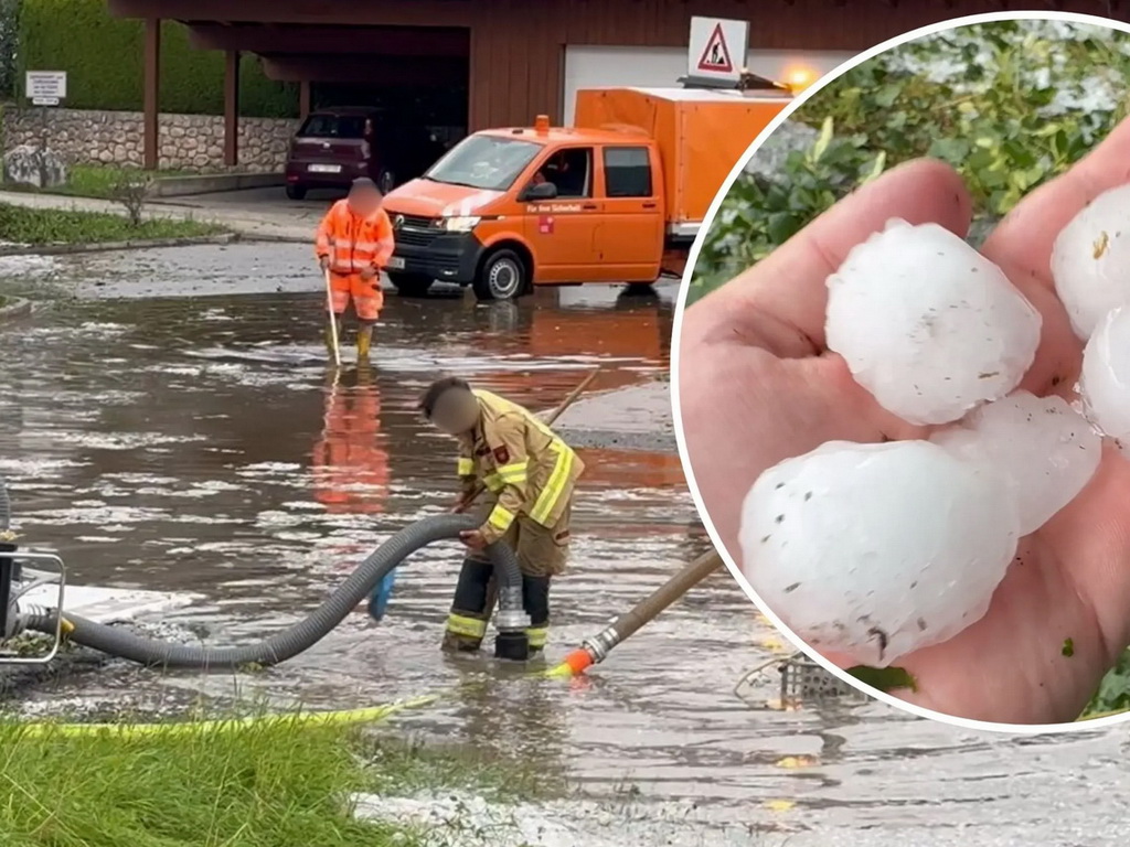 Snažna oluja u Austriji: Razbijena auta...