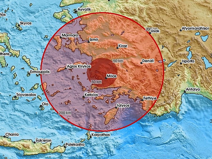 Potresi od 6.2 i 5.8 kod Rodosa i u Turskoj: Ljudi od straha skakali sa balkona
