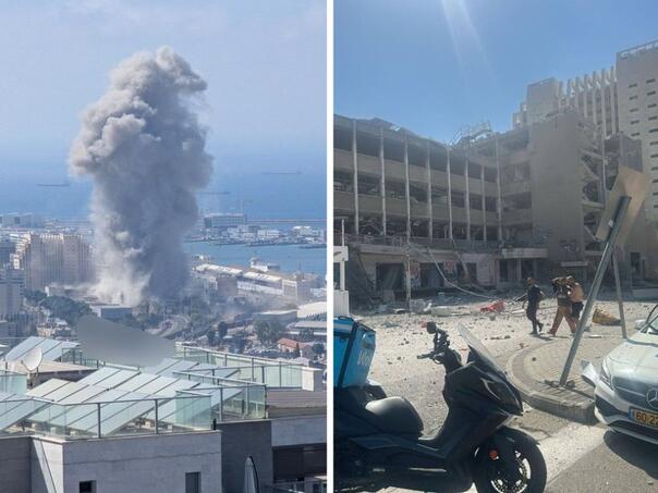 Snimci udara na Izrael: Haifa u plamenu, odbrana probijena
