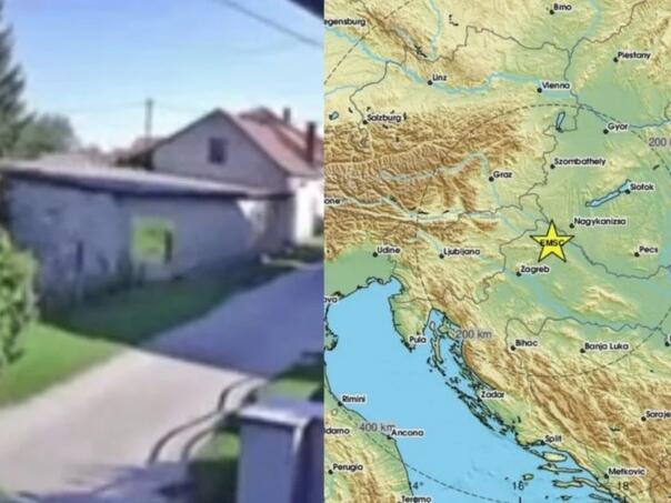 Snimka potresa u Hrvatskoj: 'Užas, drmalo je i treslo...'