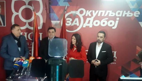 SNSD proglasio Jerinićevu pobjedu u Doboju
