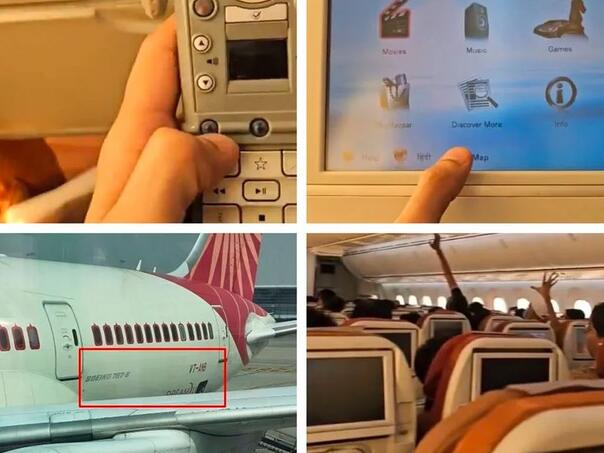 Šokantan snimak iz aviona Air India: Ovdje ništa ne radi!