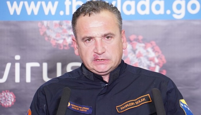 Solak: Jutros krenula oprema za postavljanje šatora na graničnim prijelazima