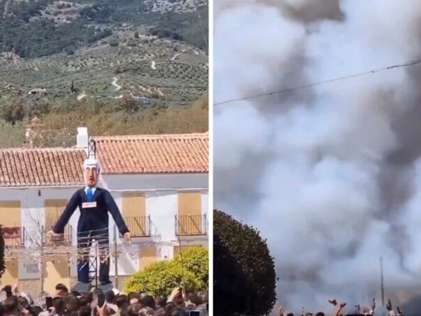 Spaljivanje lutke Netanyahua produbilo sukob Španije i Izraela