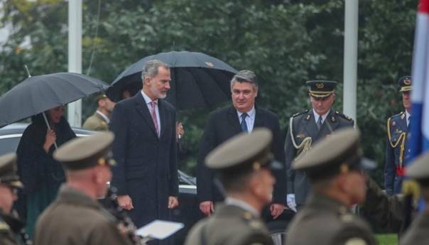 Španski kralj i kraljica su stigli na Pantovčak