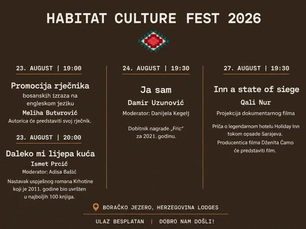 Spektakl u prirodi: Književnost i filmovi o Sarajevu stižu na Boračko jezero
