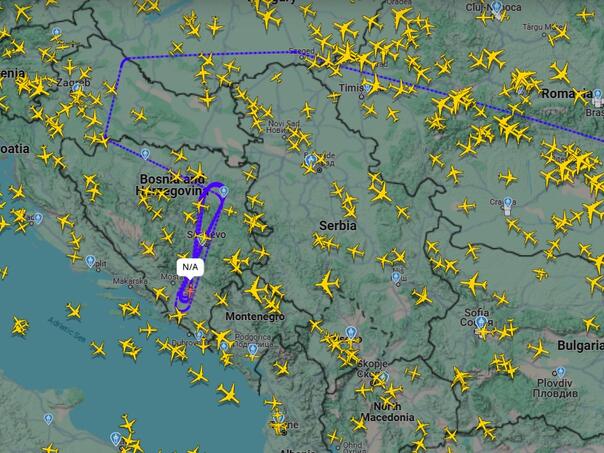Špijunski avion NATO-a satima kruži iznad BiH