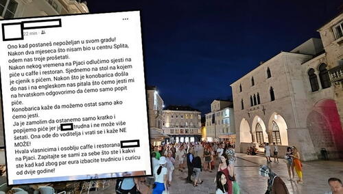 Split: Iz restorana izbacili trudnicu sa suprugom i kćerkom